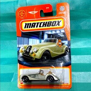 Matchbox Morgan Plus Four Toy Car - Green